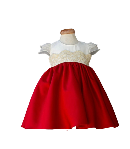 Crimson Elegance Dress