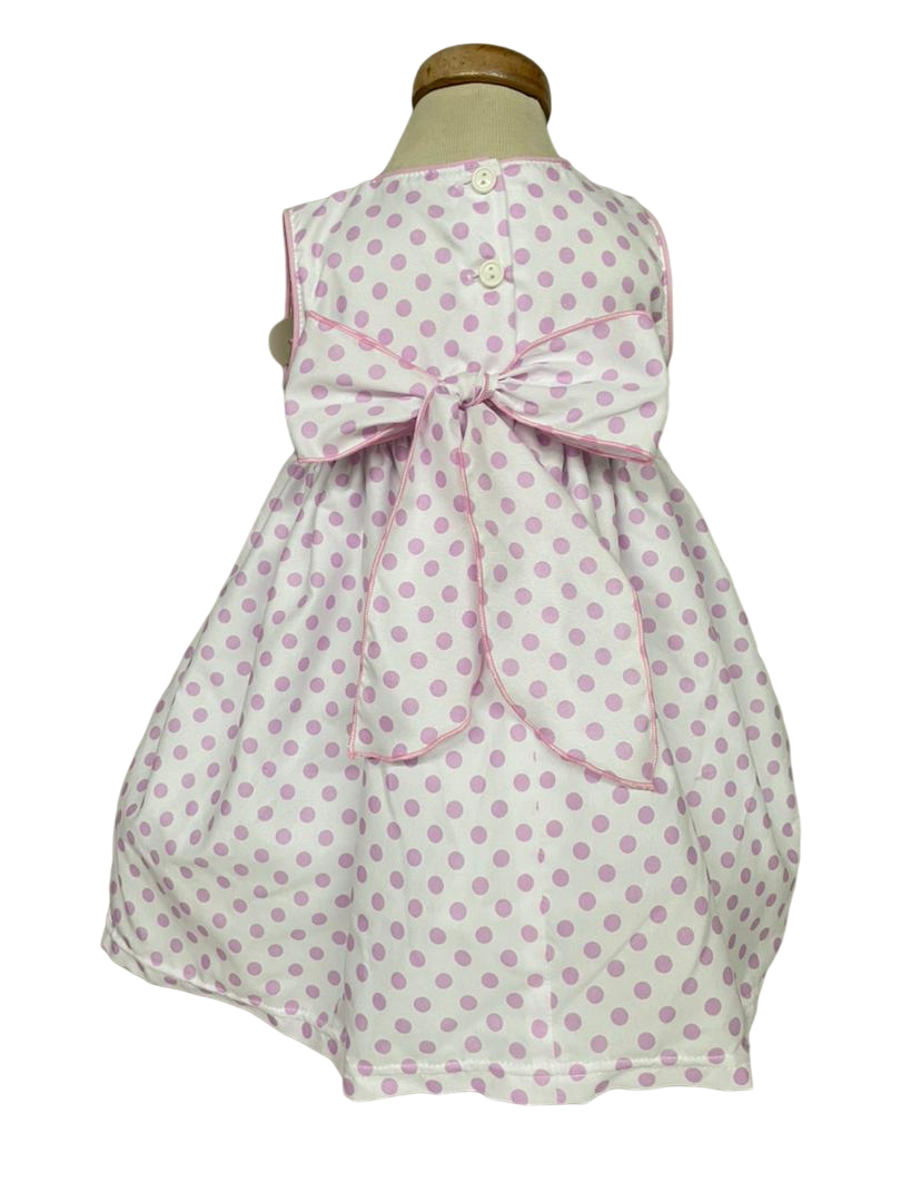 Lilac Polka Princess Dress