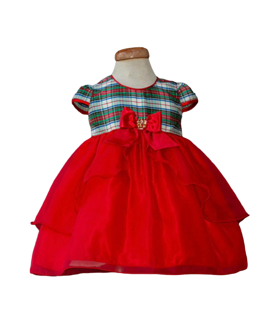 Holiday Tartan Twirl Dress