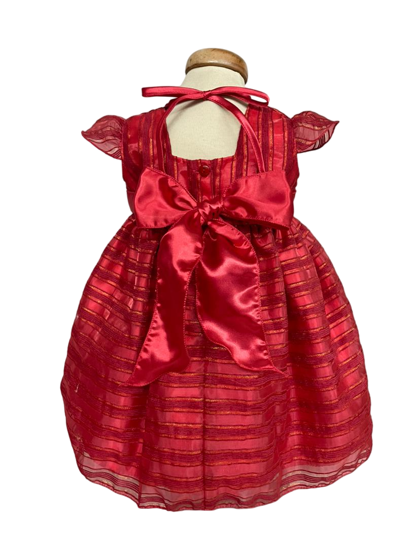 Ruby Red Ruffles Dress